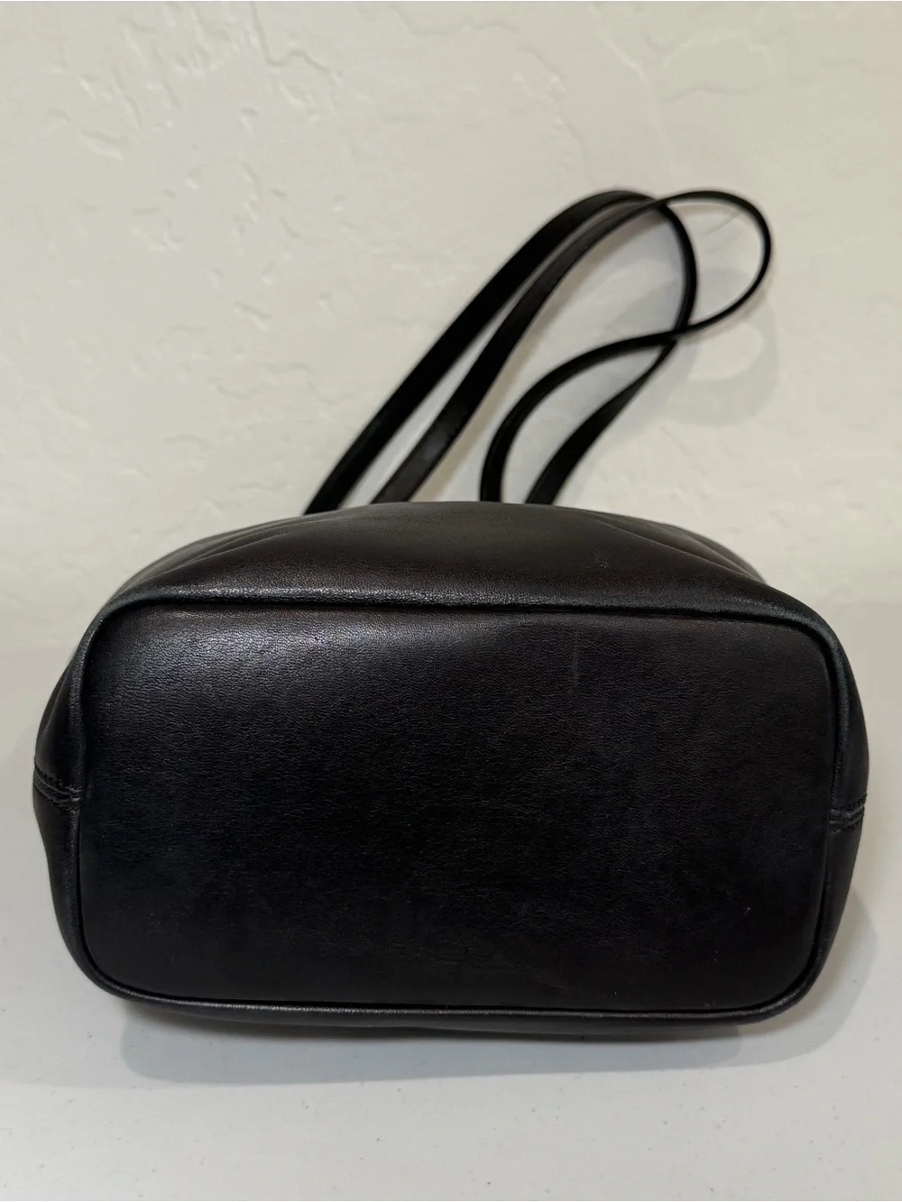 Coach Legacy Black Leather Bucket Bag Vintage